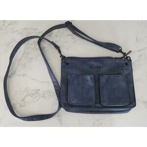 Roxy Blue Under the Sea Snake Print Crossbody Purse